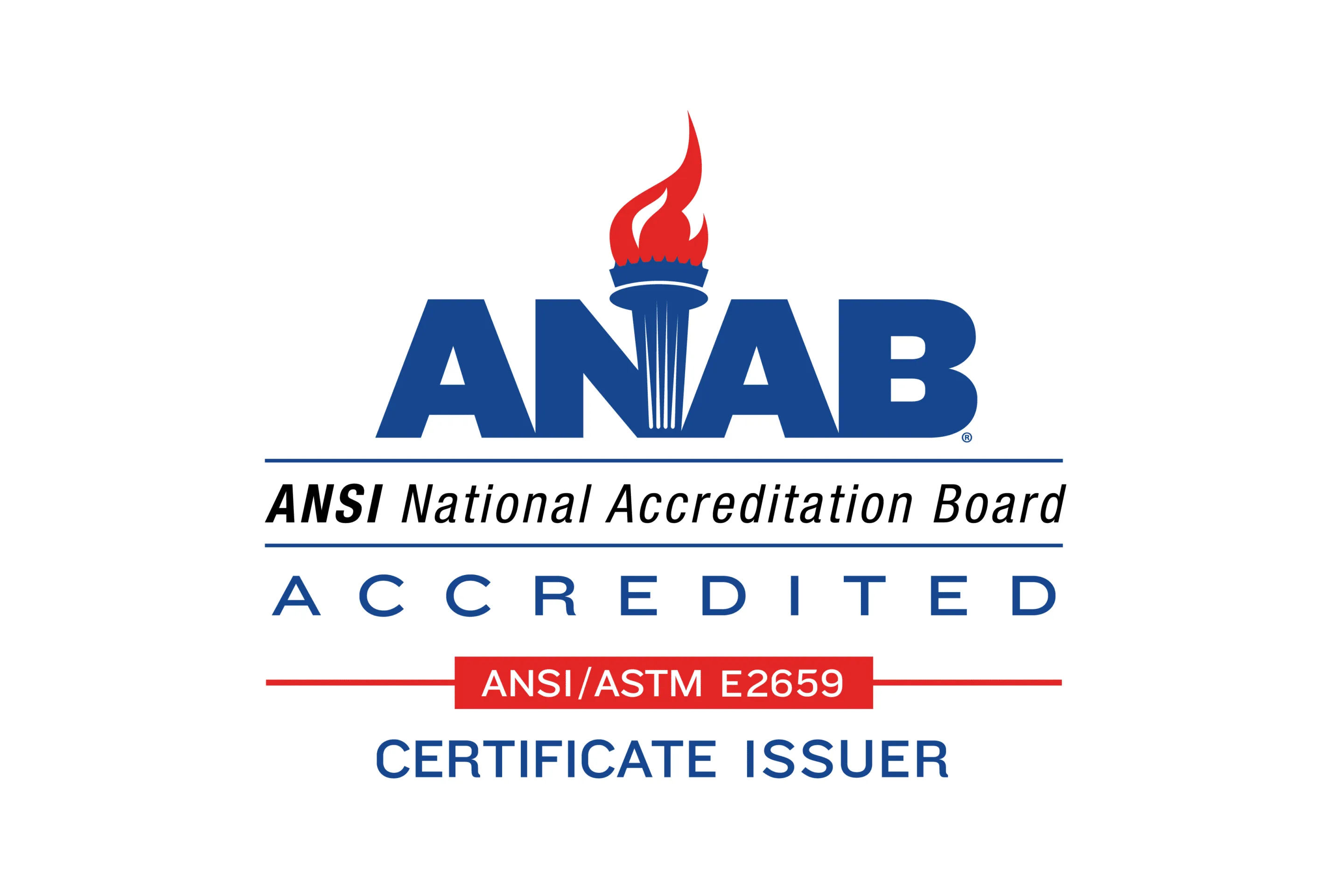 ANAB Accreditation Certificate